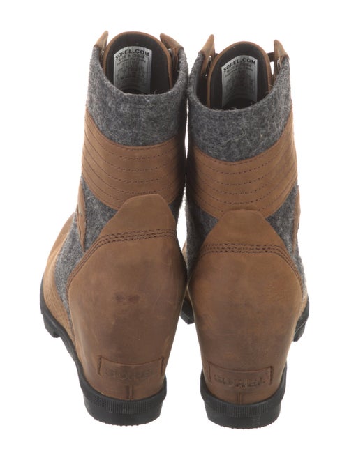 Sorel Leather Printed Lace-Up Boots