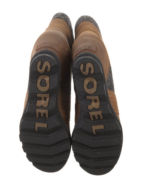 Sorel Leather Printed Lace-Up Boots