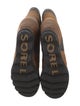Sorel Leather Printed Lace-Up Boots