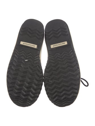 Sorel Canvas Faux Fur Trim Lace-Up Boots