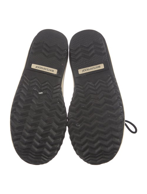 Sorel Canvas Faux Fur Trim Lace-Up Boots