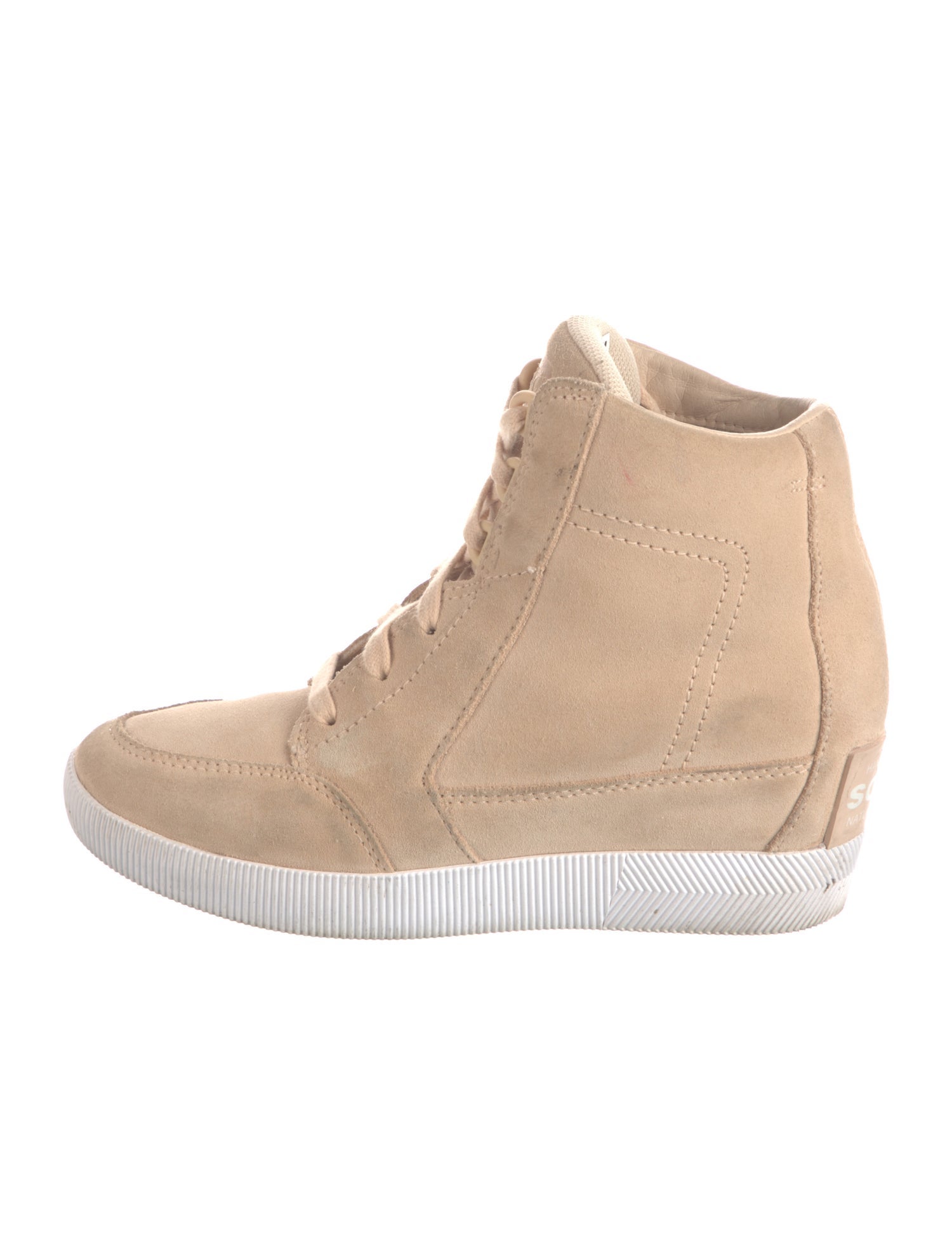 Sorel Suede Wedge Sneakers