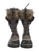 Sorel Suede Faux Fur Trim Lace-Up Boots