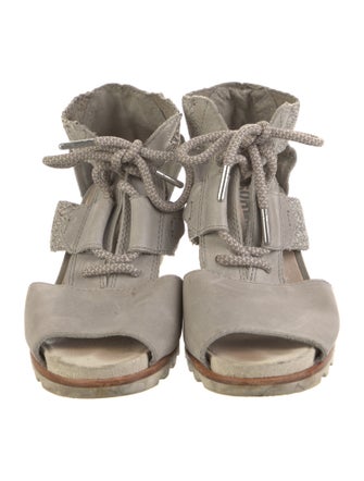 Sorel Suede Cutout Accent Sandals