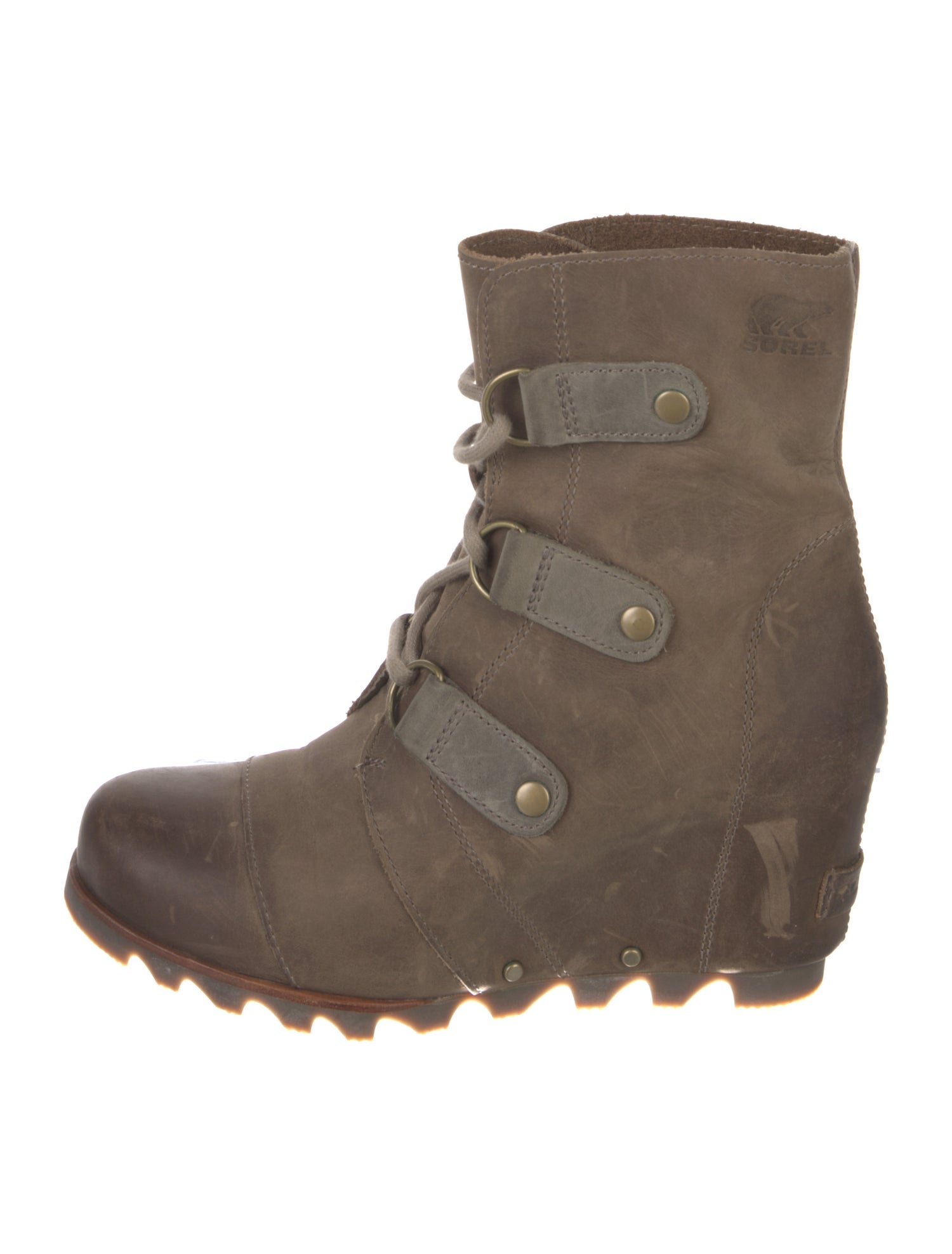 Sorel Leather Lace-Up Boots