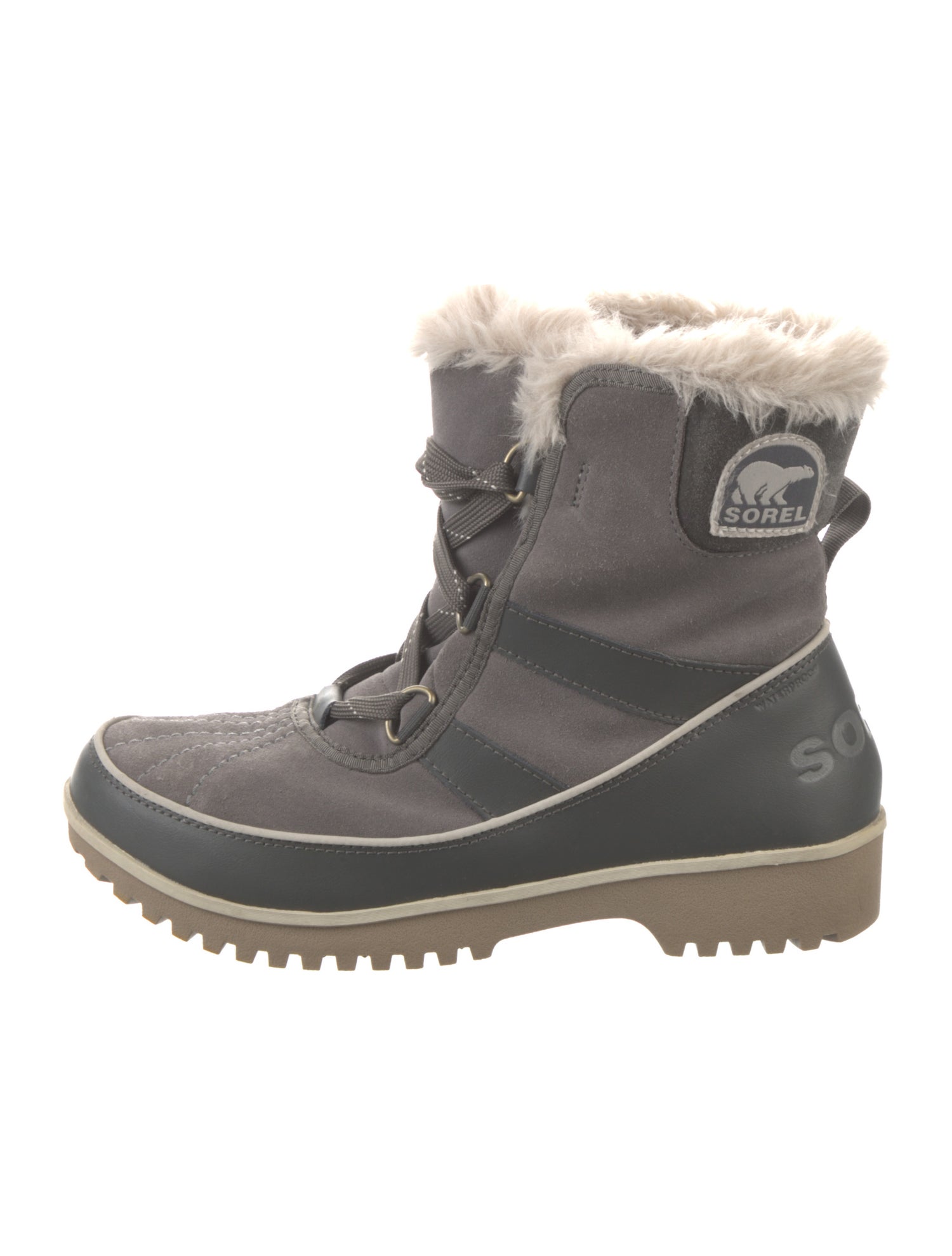 Sorel Suede Fur Trim Boots
