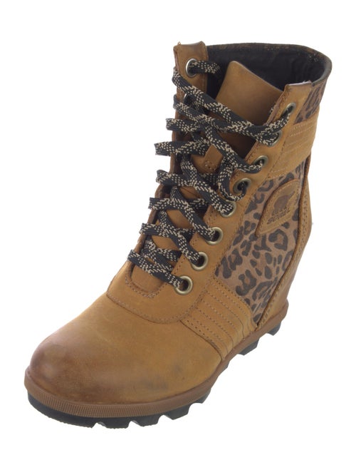 Sorel Nubuck Printed Lace-Up Boots