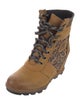 Sorel Nubuck Printed Lace-Up Boots