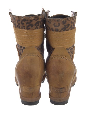 Sorel Nubuck Printed Lace-Up Boots