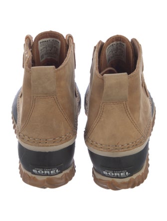 Sorel Suede Printed Lace-Up Boots