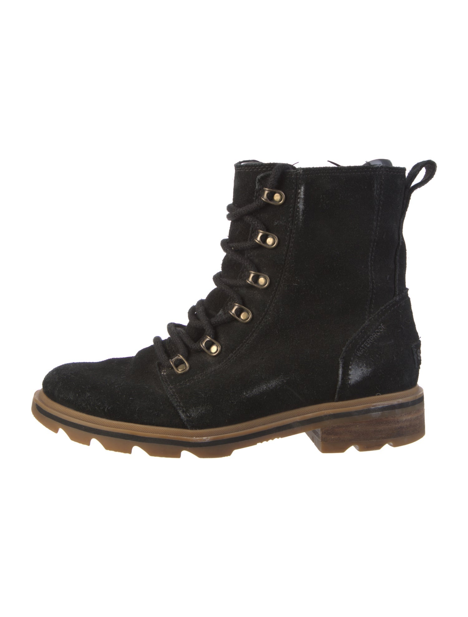 Sorel Suede Combat Boots