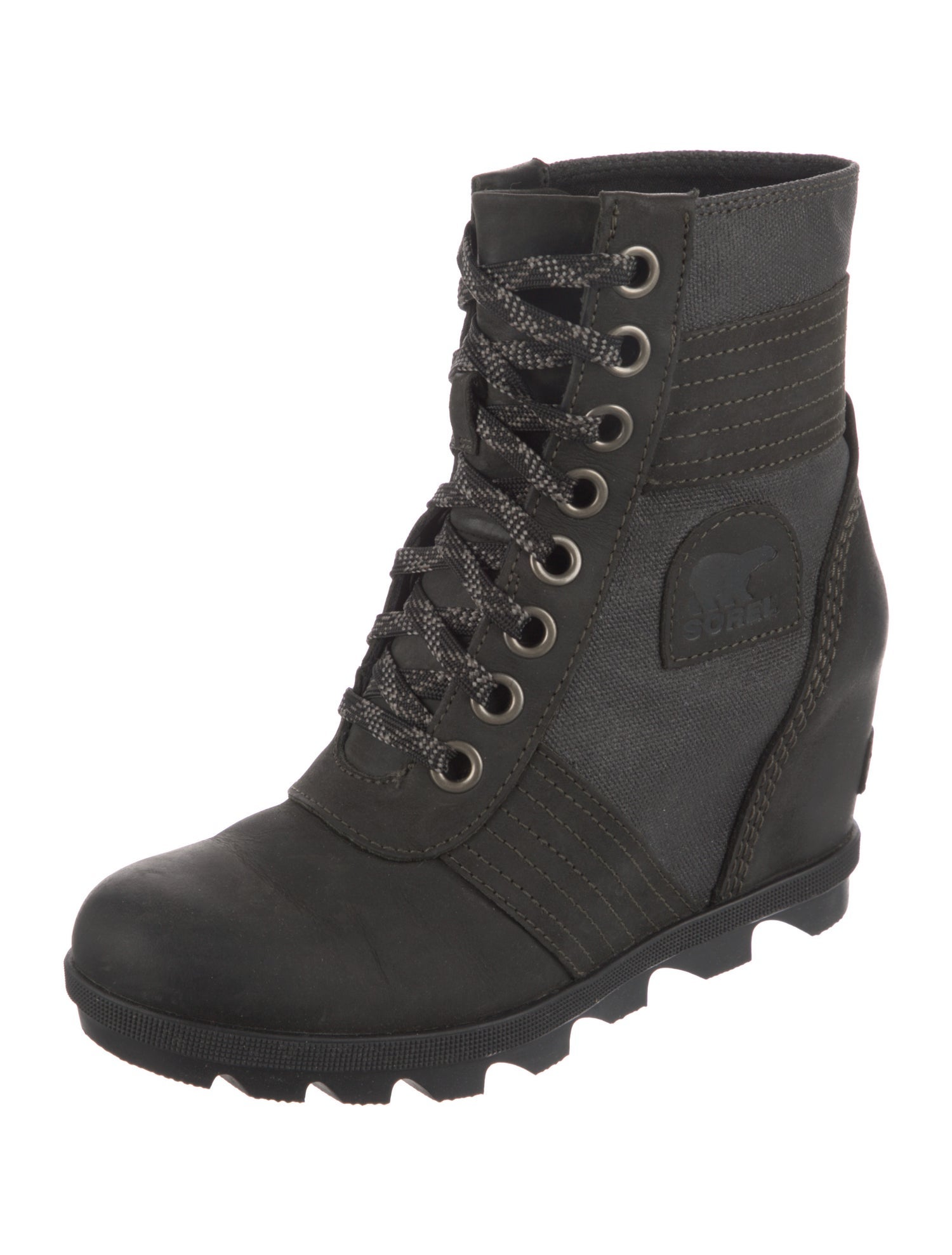 Sorel Suede Printed Combat Boots
