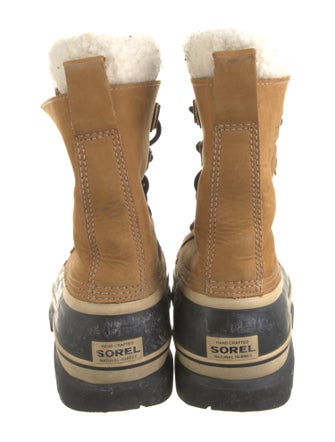 Sorel Suede Printed Lace-Up Boots