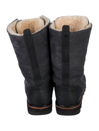 Sorel Signature Logo Suede Combat Boots