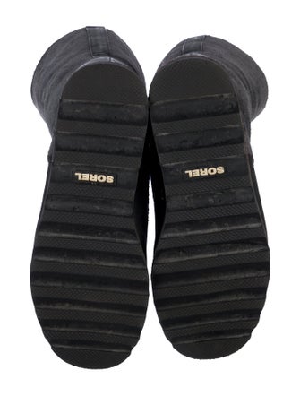 Sorel Signature Logo Suede Combat Boots