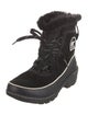 Sorel Suede Leather Trim Embellishment Lace-Up Boots