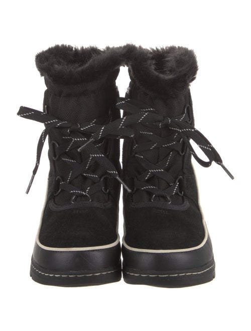 Sorel Suede Leather Trim Embellishment Lace-Up Boots
