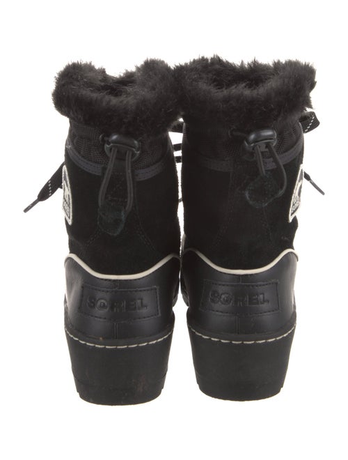 Sorel Suede Leather Trim Embellishment Lace-Up Boots