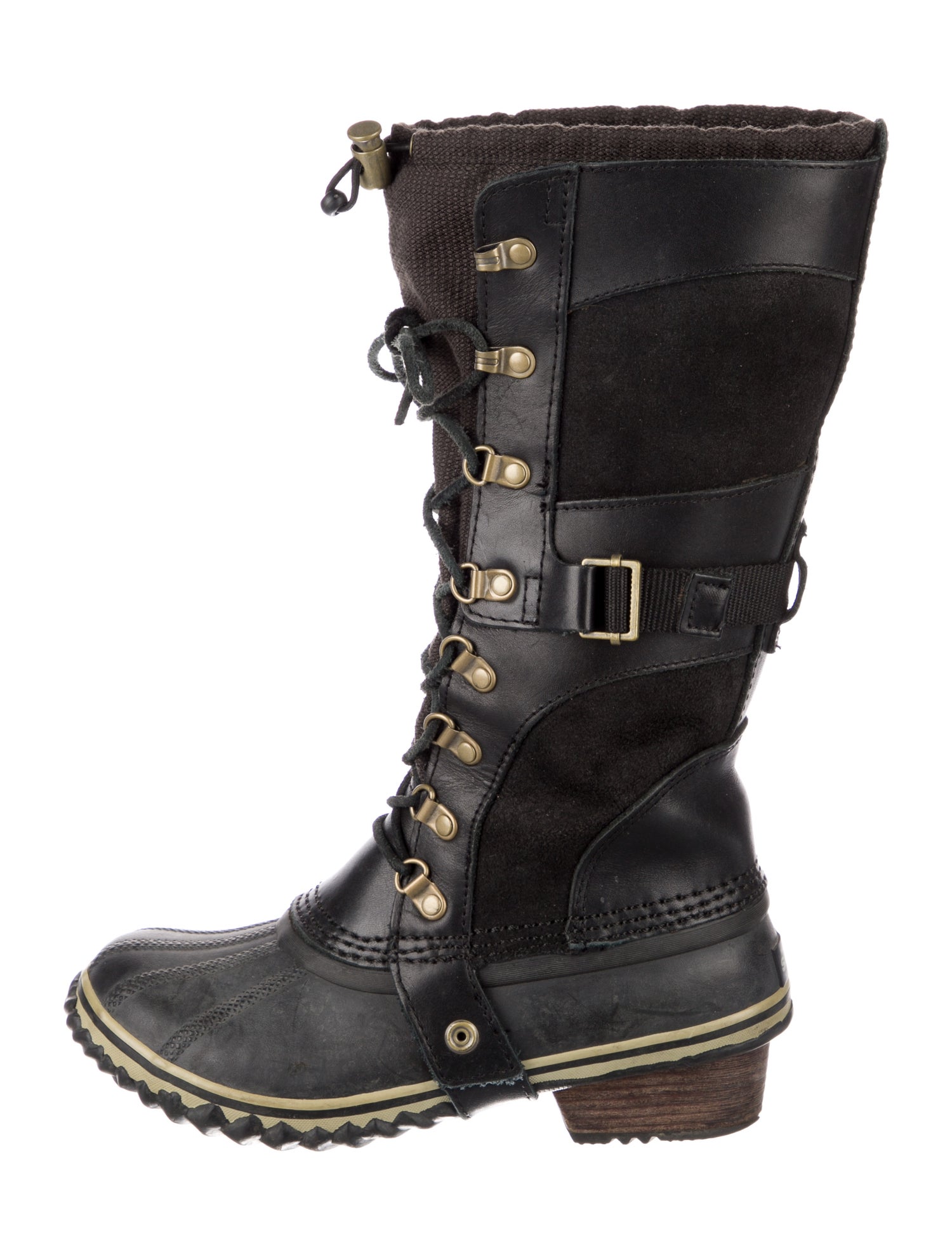 Sorel Leather Lace-Up Boots