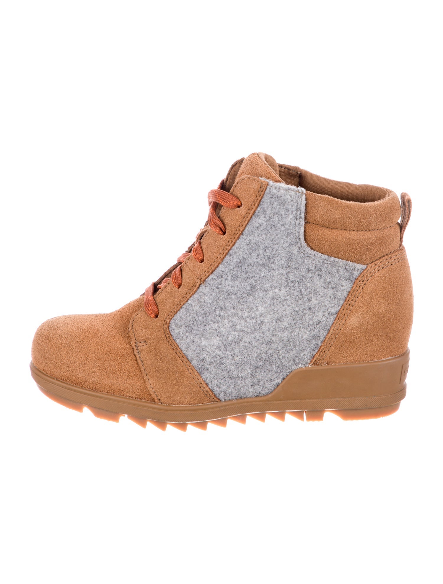 Sorel Suede Colorblock Pattern Sneakers