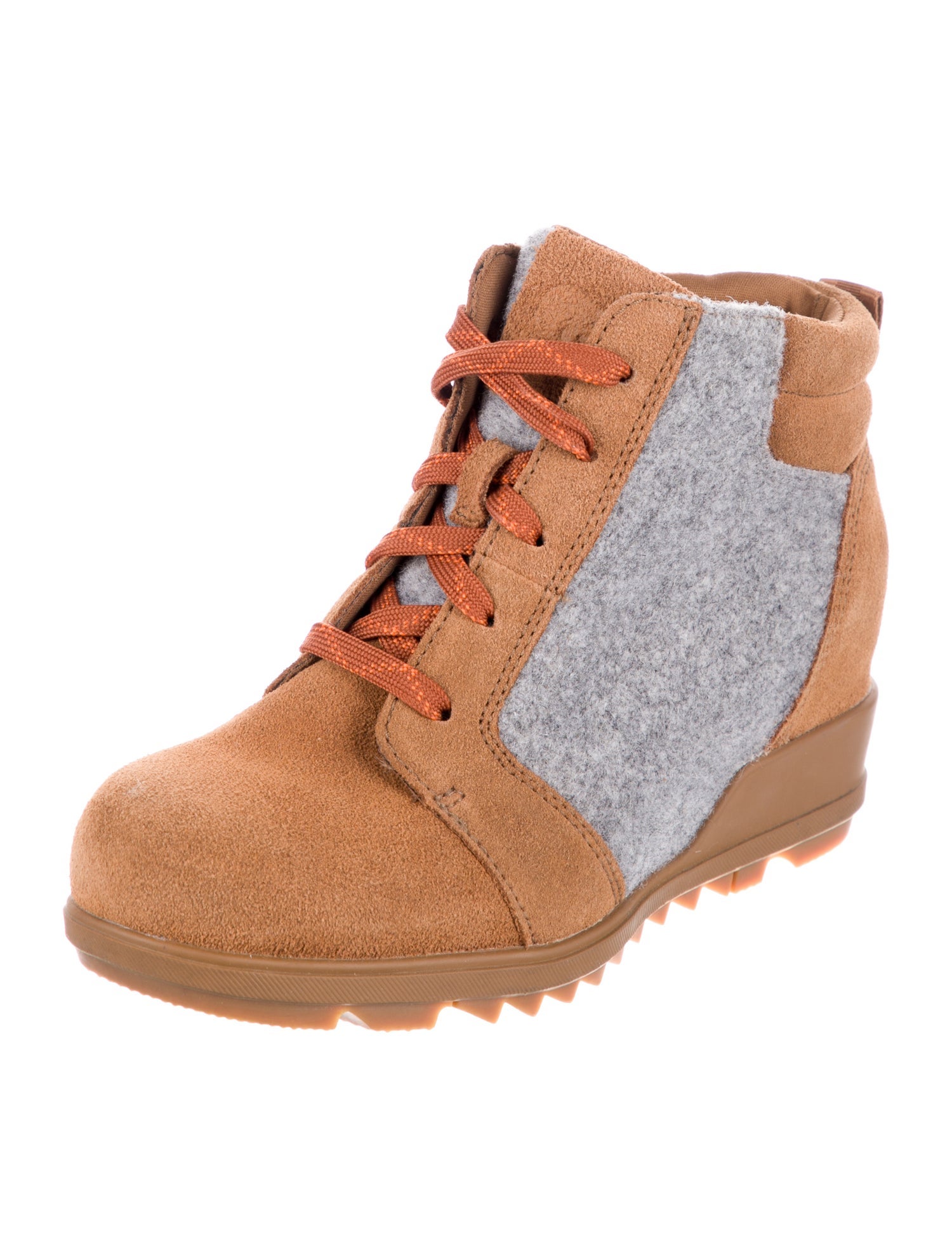 Sorel Suede Colorblock Pattern Sneakers