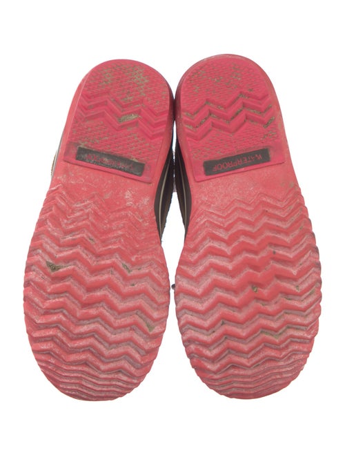 Sorel Suede Fur Trim Lace-Up Boots