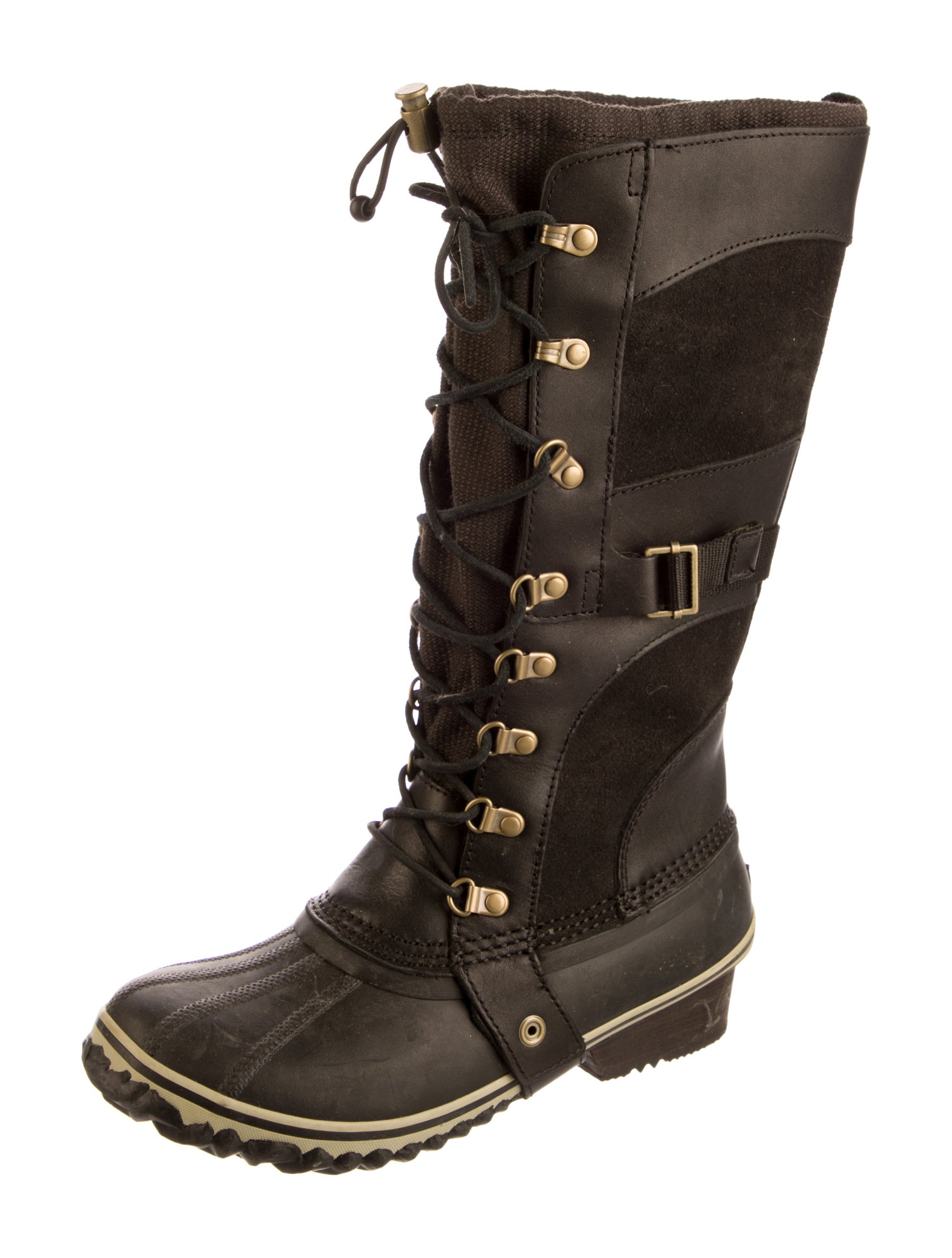 Sorel Leather Lace-Up Boots