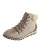 Sorel Suede Wedge Sneakers