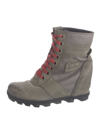 Sorel Suede Combat Boots