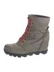 Sorel Suede Combat Boots