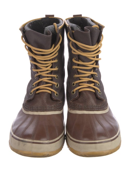 Sorel Canvas Striped Lace-Up Boots