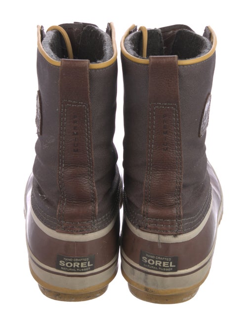 Sorel Canvas Striped Lace-Up Boots