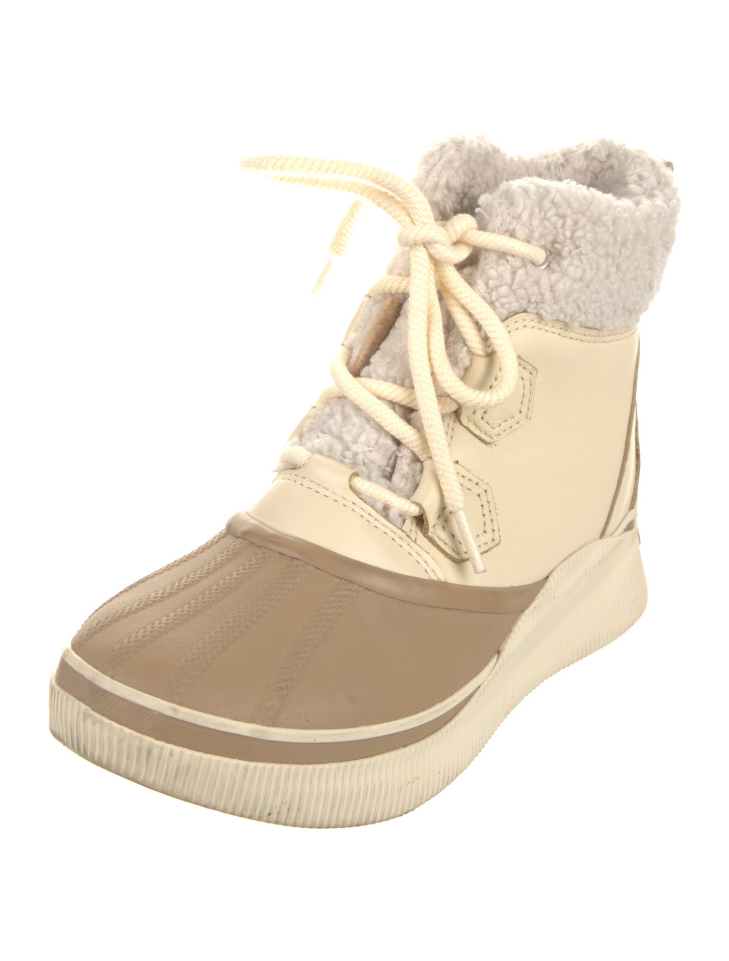 Sorel Leather Printed Lace-Up Boots