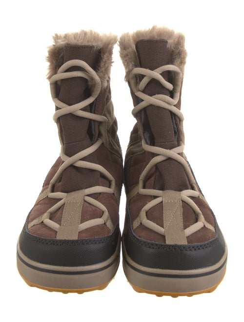 Sorel Suede Printed Lace-Up Boots