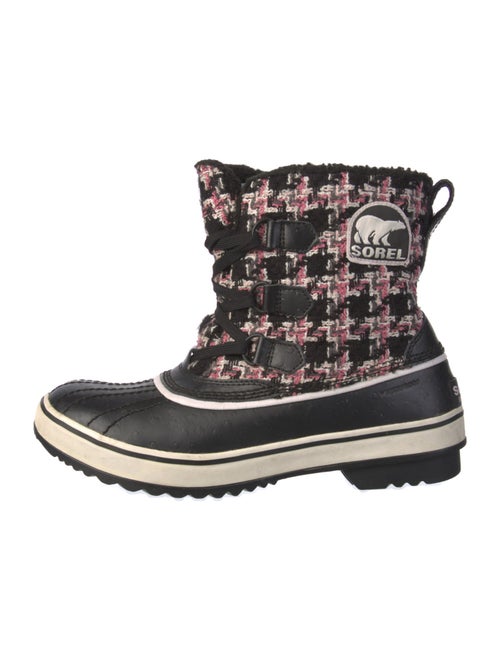Sorel Tweed Tweed Pattern Lace-Up Boots