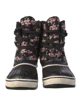 Sorel Tweed Tweed Pattern Lace-Up Boots