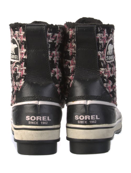 Sorel Tweed Tweed Pattern Lace-Up Boots