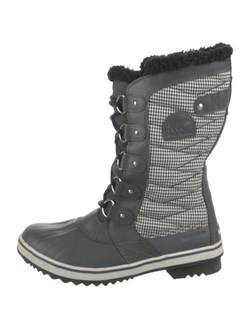 Sorel Rubber Houndstooth Print Rain Boots