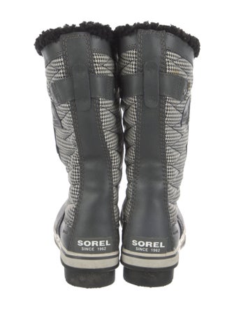 Sorel Rubber Houndstooth Print Rain Boots