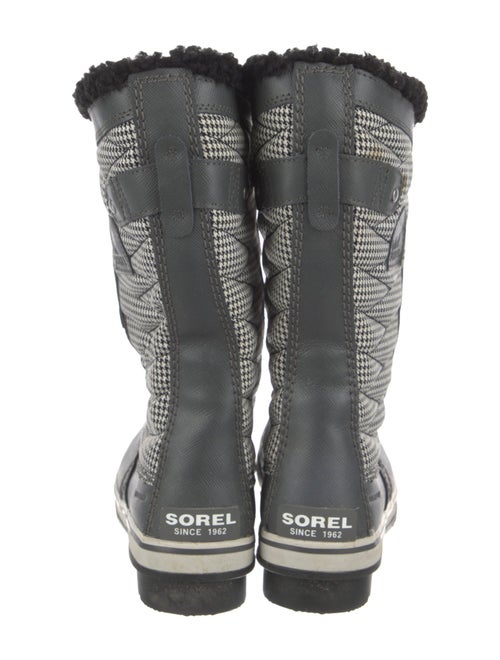 Sorel Rubber Houndstooth Print Rain Boots