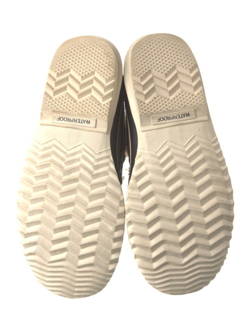 Sorel Suede Animal Print Lace-Up Boots