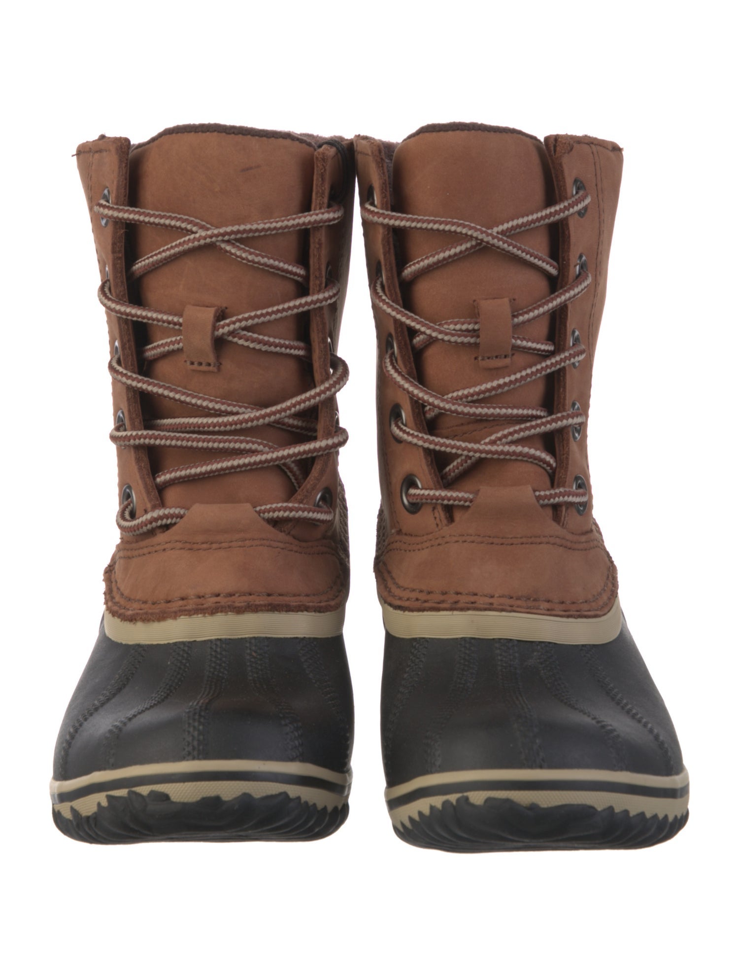 Sorel Leather Printed Lace-Up Boots
