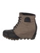Sorel Canvas Lace-Up Boots