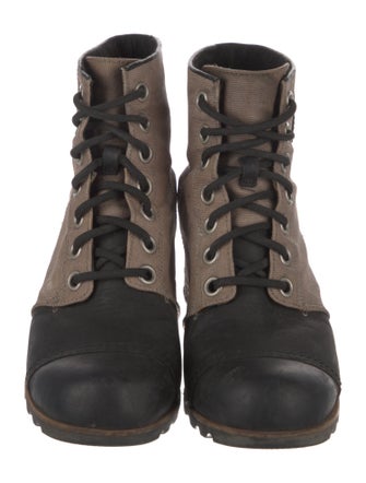 Sorel Canvas Lace-Up Boots