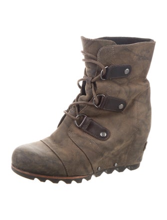 Sorel Leather Lace-Up Boots