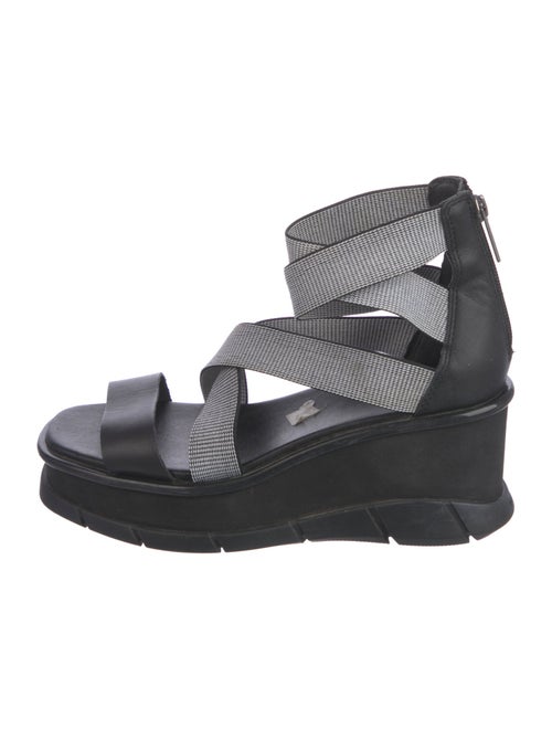 Sorel Leather Printed Slingback Sandals