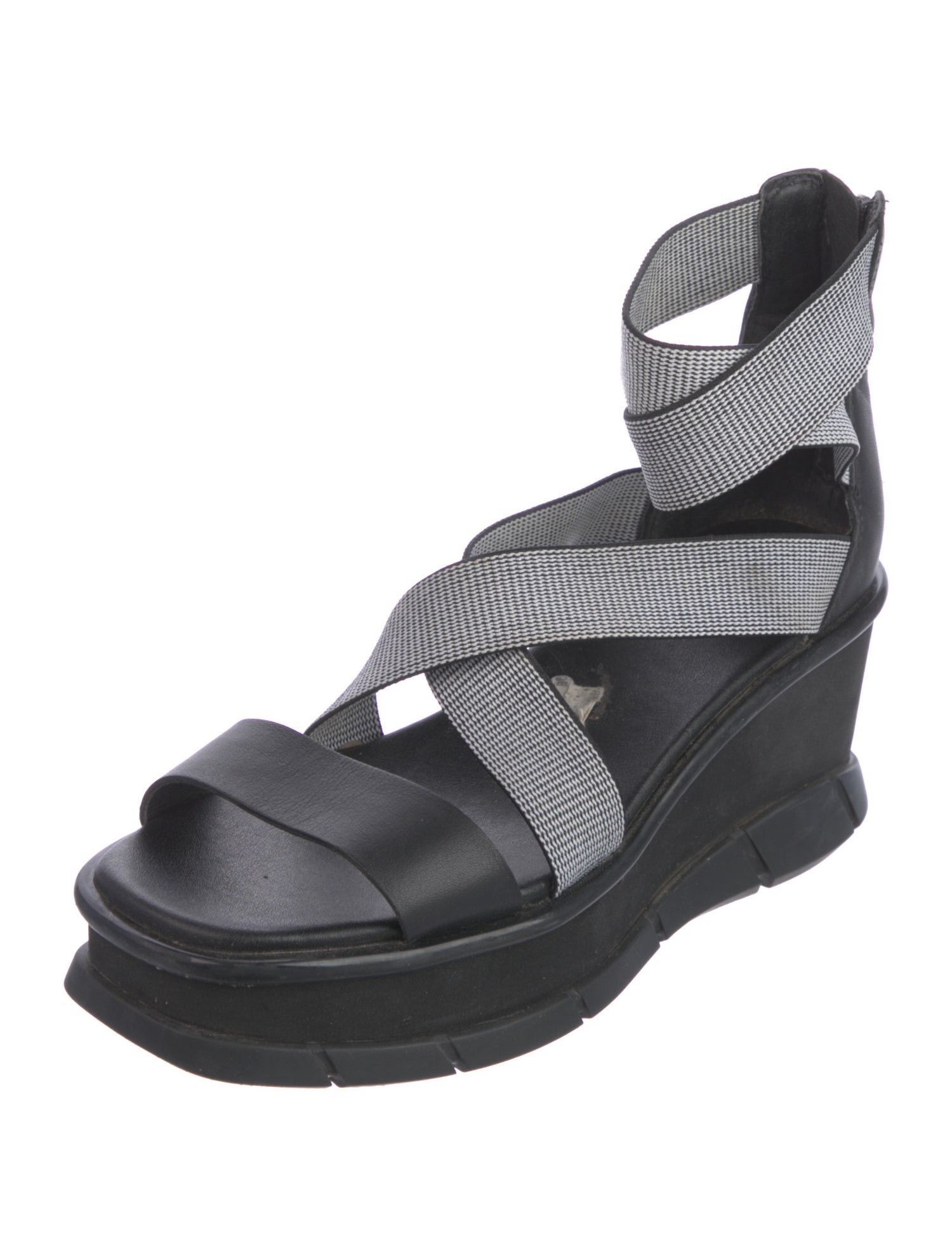 Sorel Leather Printed Slingback Sandals