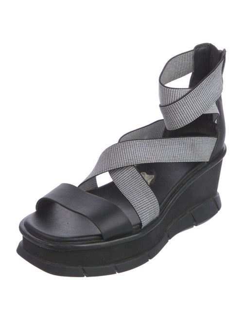 Sorel Leather Printed Slingback Sandals