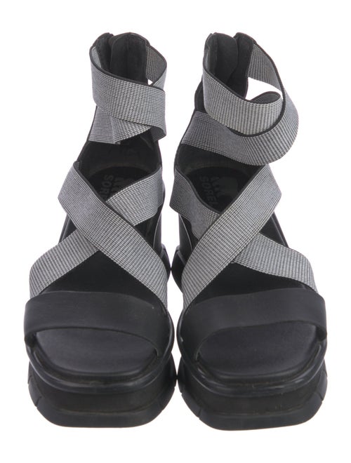 Sorel Leather Printed Slingback Sandals