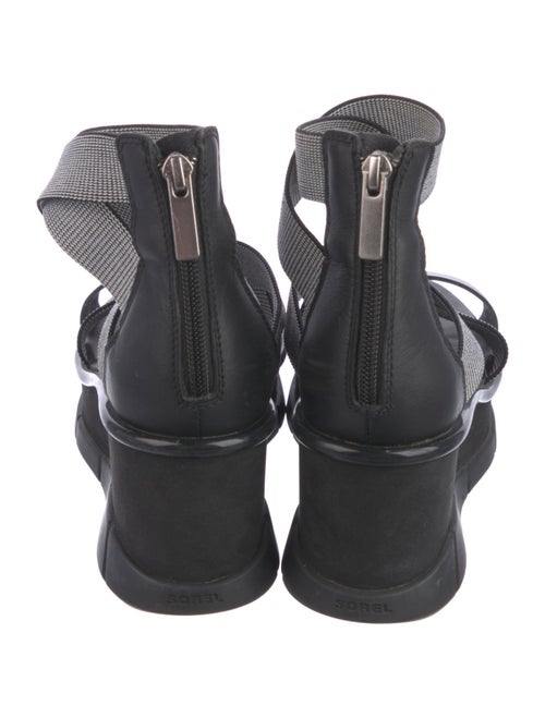 Sorel Leather Printed Slingback Sandals